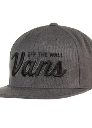 Кепка vans wilmington snapback new charcoal heather1 фото