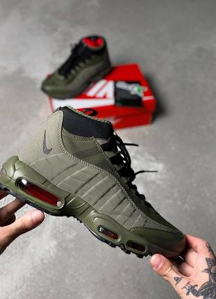 Чоловічі кросівки nike air max 95 sneakerboot green5 фото