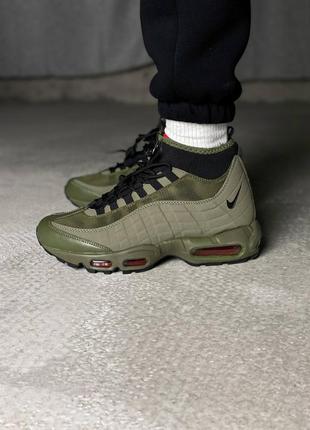 Чоловічі кросівки nike air max 95 sneakerboot green7 фото