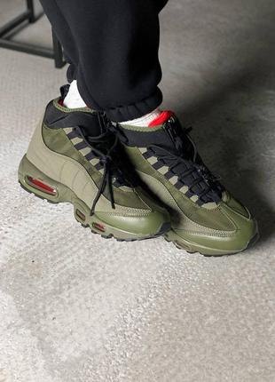 Чоловічі кросівки nike air max 95 sneakerboot green4 фото