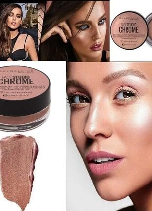 Maybelline new york face studio chrome jelly highlighter maybelline face studio chrome jelly highlighter