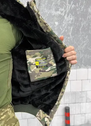 Армейская зимняя куртка logos-tac мультикам , военная зимняя куртка мультикам водооталкивающий рип-с1 фото