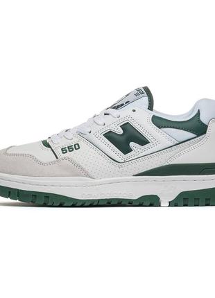 New balance 550 white green