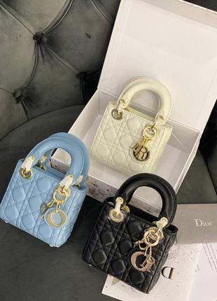 Преміальна сумка в стилі lady dior mini4 фото