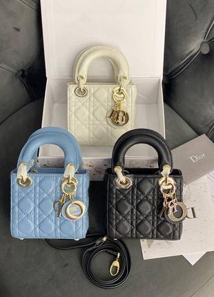 Преміальна сумка в стилі lady dior mini5 фото