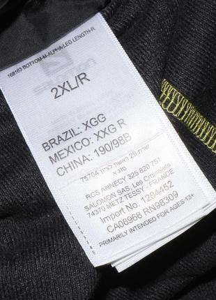 Мужские лыжные мембранные брюки salomon размер xxl6 фото