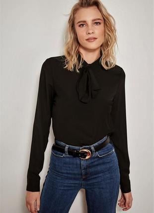 Лонгслив гольф с завязками от zara