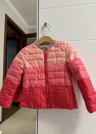 Весняна куртка для дівчинки benetton 98-104