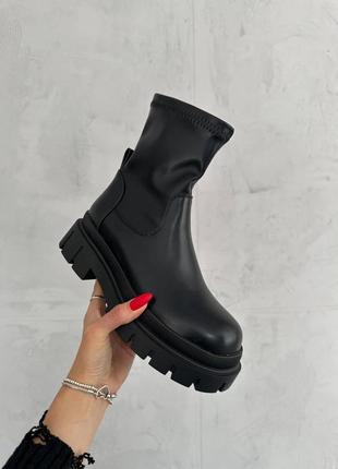 Демі чобітки весна осінь з флісом еко шкіра демисезонные ботинки сапожки эко кожа...