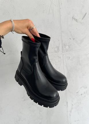 Демі чобітки весна осінь з флісом еко шкіра демисезонные ботинки сапожки эко кожа...