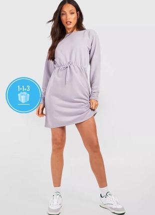 Новое! платье толстовка / худи на кулиске boohoo