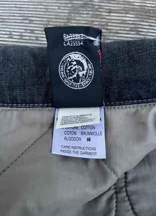 Diesel джинсова куртка піджак джинсовка утеплена з підкладом9 фото
