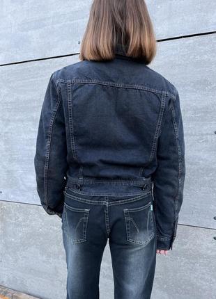 Diesel джинсова куртка піджак джинсовка утеплена з підкладом4 фото