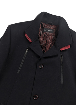 Lavard премиальное шерстяное пальто мужское slim fit| польша| приталенное3 фото