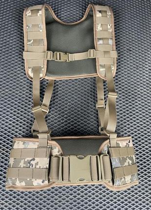 Рпс піксель розгрузка із кордури, тактичний пояс molle cordura