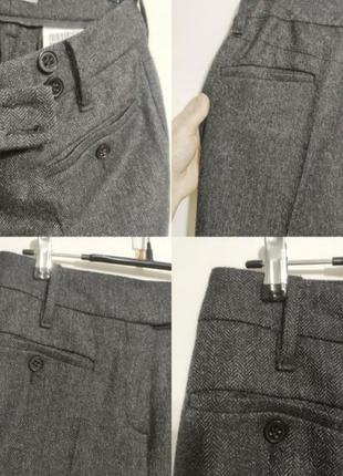 Классические шерстяные брюки 100% шерсть8 фото