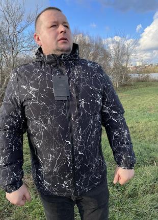 Чоловіча зимня двухстороння куртка,розмір 44,46,48,50,52,54,1 фото