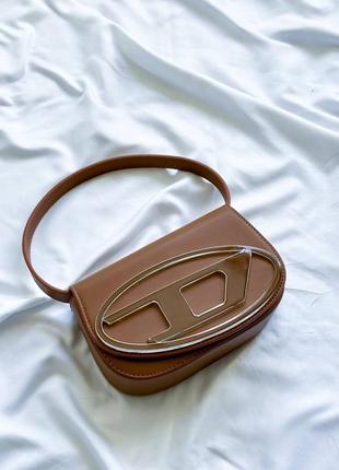 Жіноча сумка в шоколадному кольорі brown  клатч люксова модель1 фото