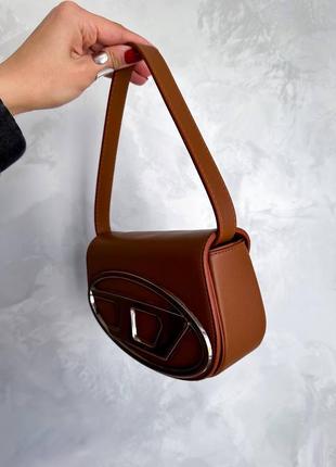 Жіноча сумка в шоколадному кольорі brown  клатч люксова модель5 фото