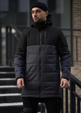 Черная, черно-серая, черная-хаки. s,m,l,xl,xxl. очень теплая куртка на зиму. до -30