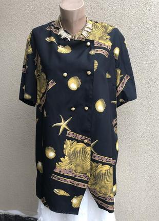 Вінтаж,блуза,штапельная сорочка,туніка,віскоза,в стилі versace,