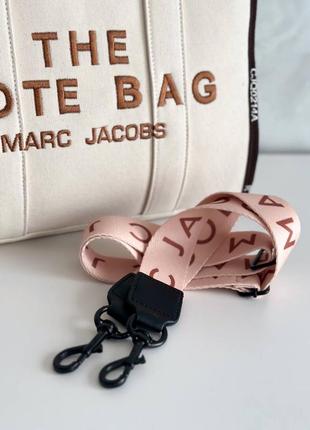 Жіноча сумка marc jacobs tote bag  якісний текстиль шопер3 фото