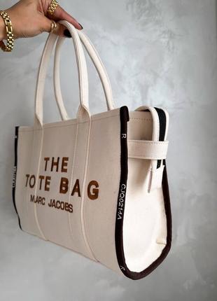 Жіноча сумка marc jacobs tote bag  якісний текстиль шопер6 фото