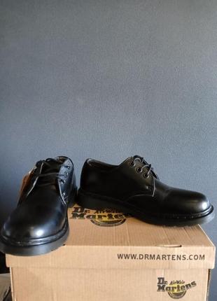 Туфли dr martens 1461 mono black2 фото