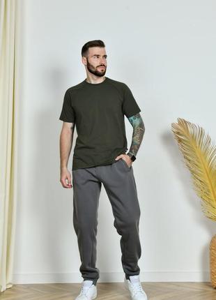 Мужские тёплые спортивные штаны, 48-66р.3 фото