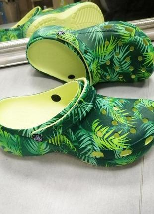 Crocs classic platform tropic , оригинал