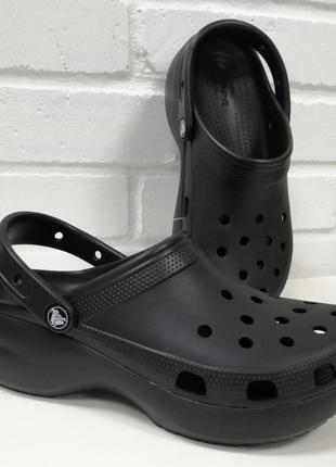 Клоги crocs classic platform