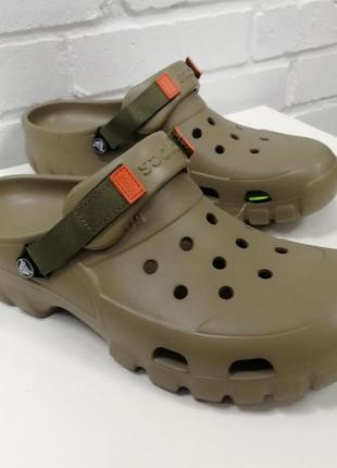 Клоги сабо хаки crocs offroad sport clog,  оригинал1 фото