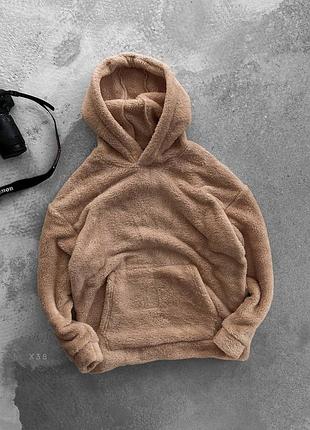 Худі утеплене оверсайз чорне 9