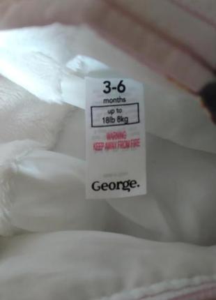 Шикарный комбинезон еврозима, холодный межсезонье на плюшевой подкладке бренда george ze 3-6 eur 685 фото