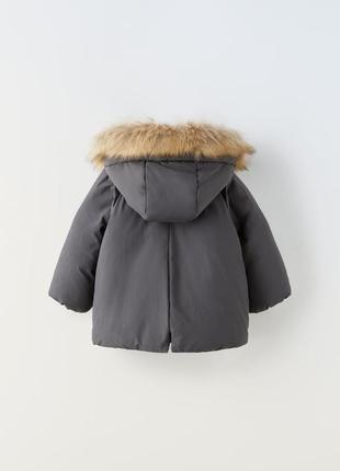 Парка zara/ зимняя куртка zara