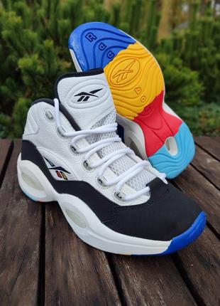 Кроссовки reebok question mid white