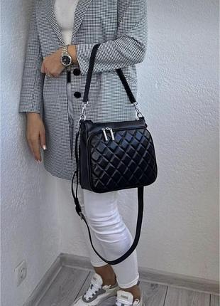 Сумочка з  натуральної шкіри