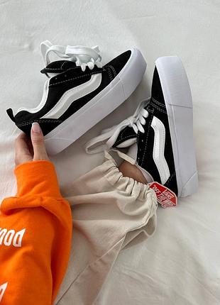 Кеды в стиле Vans WHITE BLACK Shoes Unisex Leisure Low Tops Skate Light Breathable VN0A38G19M1
