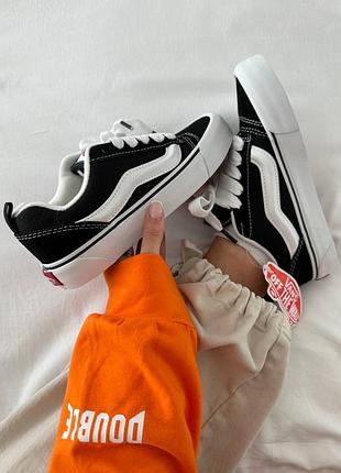 Кеды в стиле Vans WHITE BLACK Shoes Unisex Leisure Low Tops Skate Light Breathable VN0A38G19M1