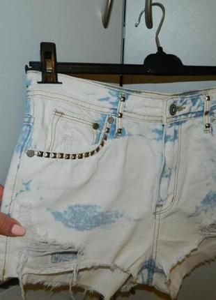 Р. 44-46/s-m джинсовые шорты женские светлые3 фото