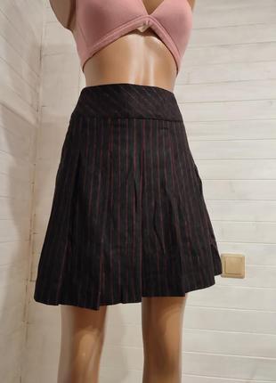 Теплая шерстяная юбка,новая на подкладке3 фото