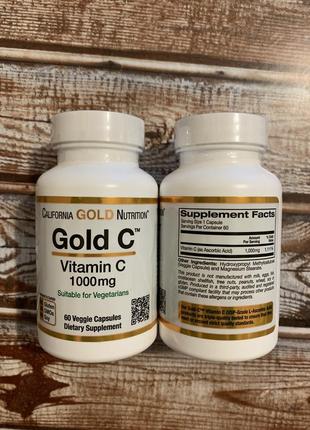 Витамин c gold c™, 1000 мг 🍊 от california gold nutrition