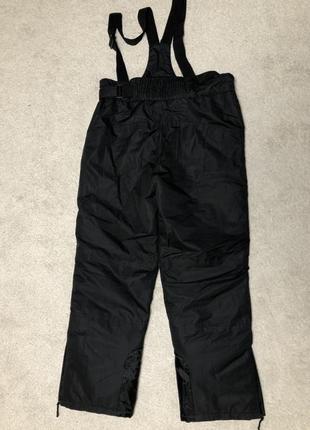Лыжные брюки с лямками! размер л