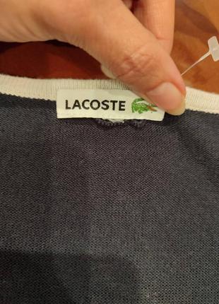 Новый шерстяной свитер lacoste.8 фото