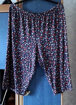 Тонкие, нежные удлинённые шорты, 56-58-60, хлопок, marks  &spencer1 фото