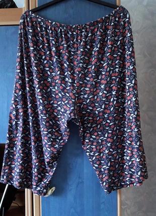 Тонкие, нежные удлинённые шорты, 56-58-60, хлопок, marks  &spencer2 фото