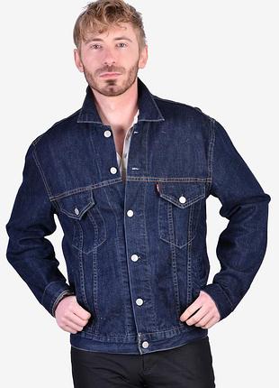 Куртка, джинсовка, піджак, базова, синя, джинсова, levi's, levis