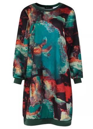 Celmia collection вільна тепла сукня в стилі ретро, світшот оверсайз, осінній пуловер4 фото