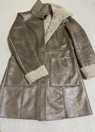 Дублянка пальто жіноча4 фото