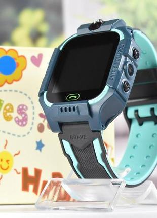 Яскравий та стильний дитячий смарт годинник baby watch q121 фото